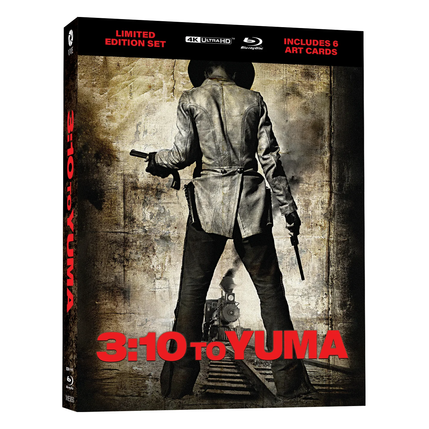 3:10 To Yuma (2007) – 4K UHD + Blu-Ray Limited Edition 3D Lenticular Hardcase + Art Cards (Via Vision) - Image 2