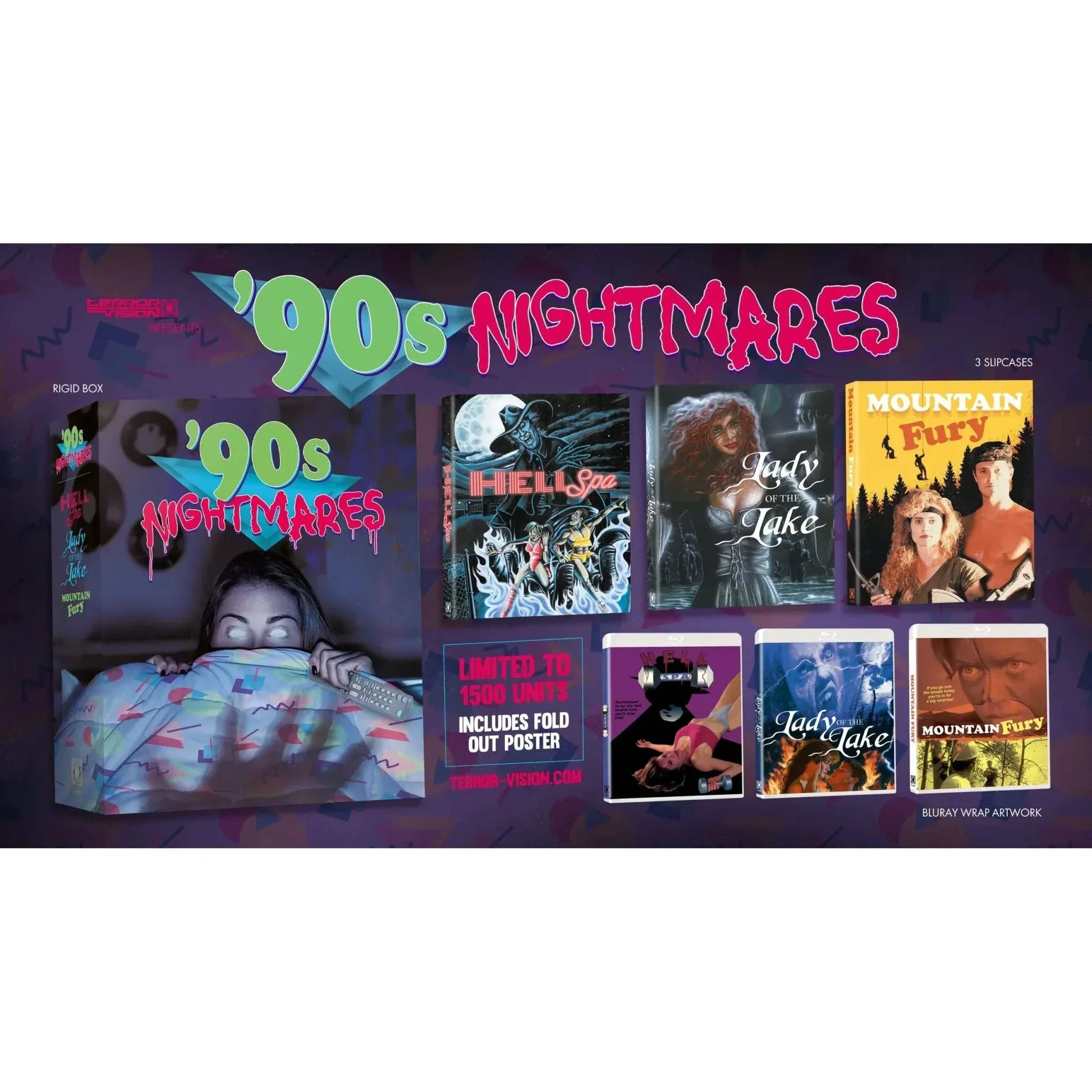 90's Nightmares Volume 1 [5-Disc Set Box Set] Blu-Rays + CDs (Terror Vision)