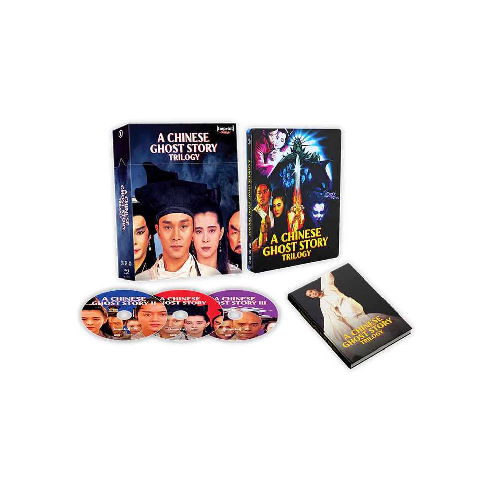 A Chinese Ghost Story Trilogy (1987 – 1991) Blu-Ray Steelbook + Hardcover Booklet w/ Limited Edition Hardbox (Imprint Asia) [REGION FREE]