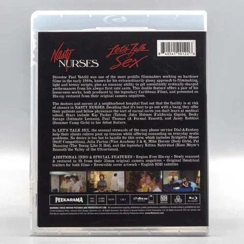 ADULTS ONLY - Nasty Nurses + Let's Talk Sex Blu-Ray w/ Limited Edition Slipcover (PEEKARAMA) - Image 6