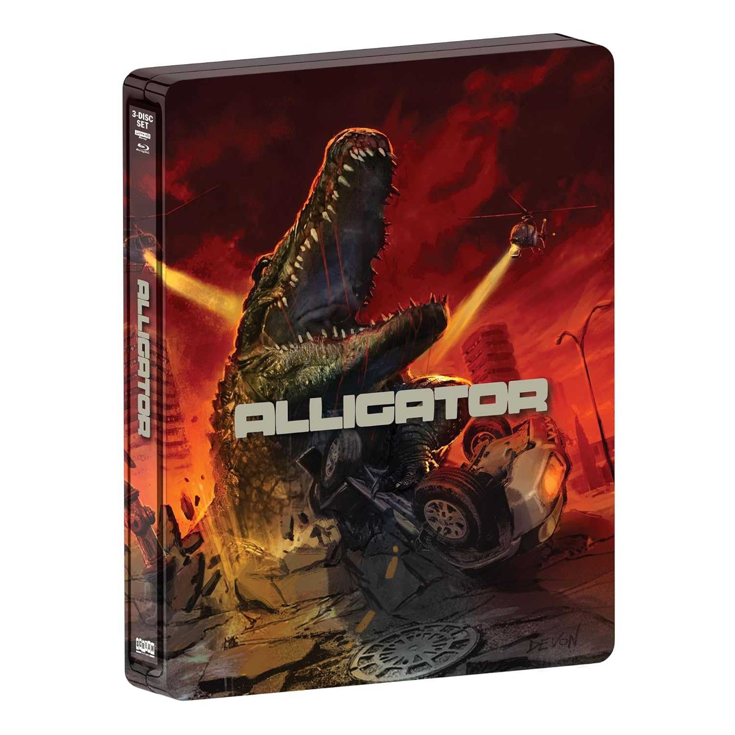 Alligator 4K UHD + Blu-Ray [Limited Edition Steelbook] (Scream Factory)