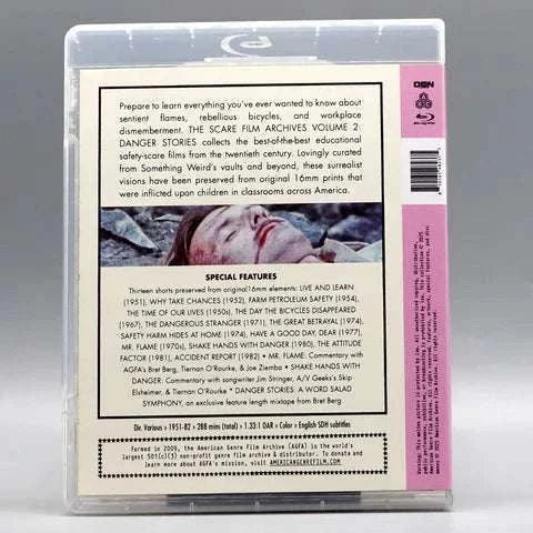 American Genre Film Archive (AGFA) + Something Weird - The Scare Film Archives Volume 2: Danger Stories Blu-Ray w/ Slipcover - Image 5