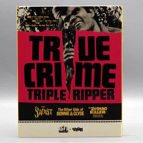 American Genre Film Archive (AGFA) - True Crime Tripple Ripper Blu-Ray w/ Limited Edition Slipcover