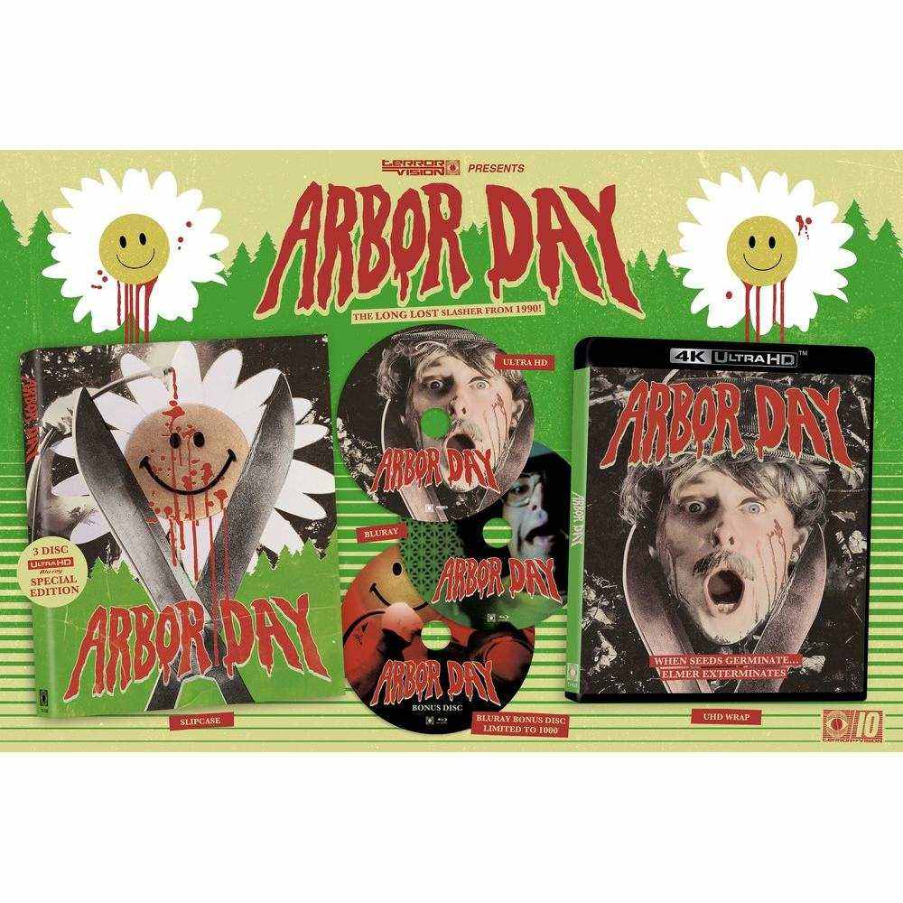 Arbor Day (1990) 4K UHD + Blu-Ray 3-Disc Limited Edition w/ Slipcover [Terror Vision]