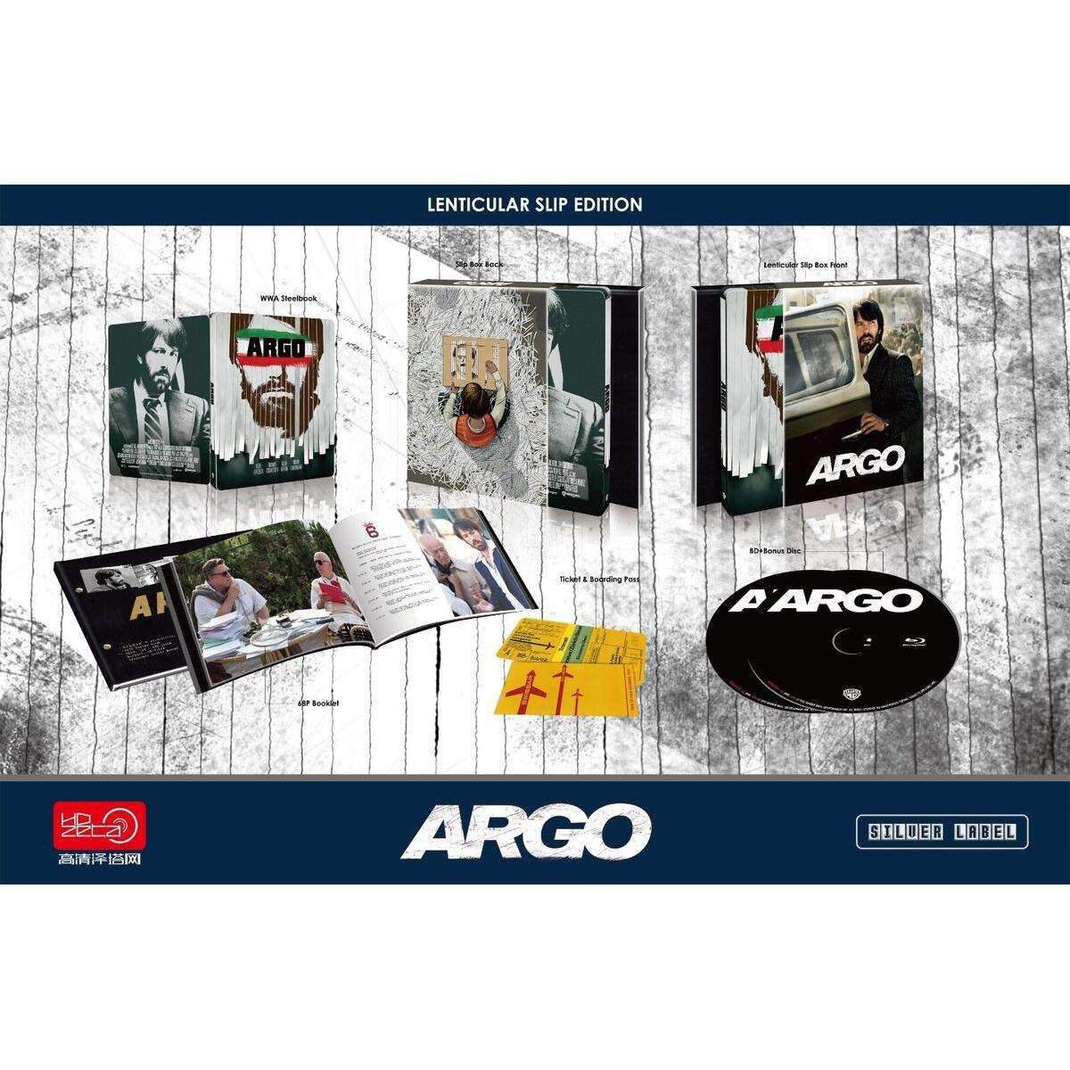 Argo (One-Click Hardbox) 4K UHD + Blu-ray SteelBook (HDZeta Silver Label) - Image 3