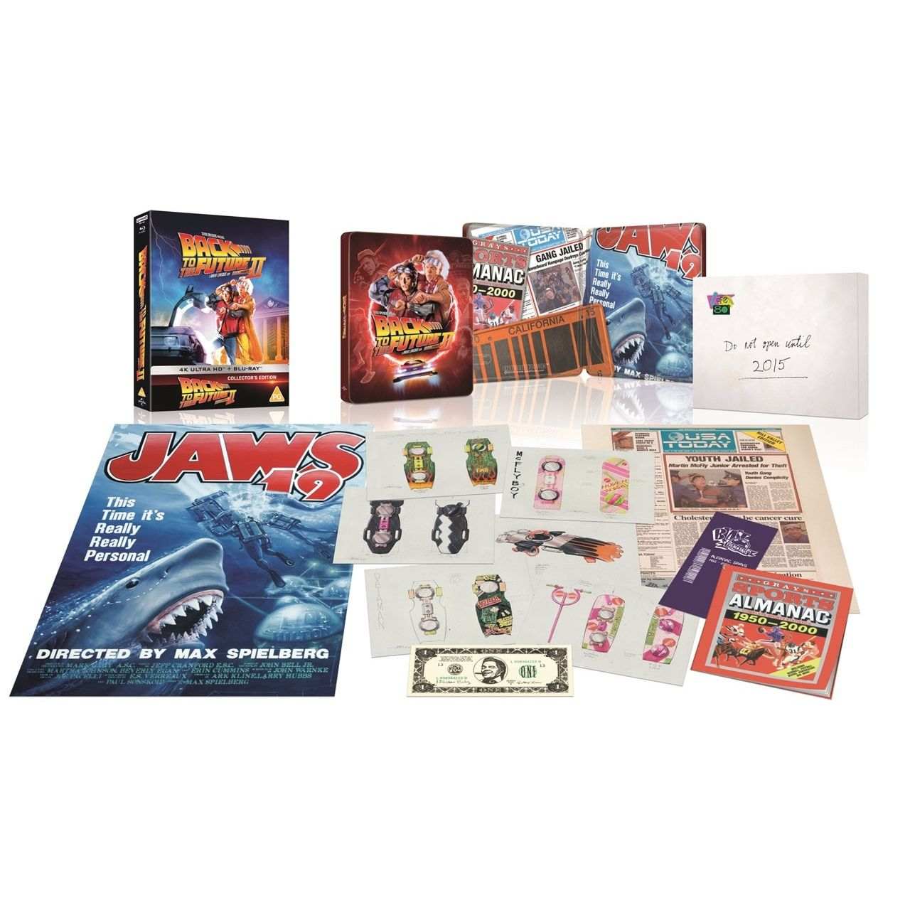 Back To The Future: Part II (UK) Limited Collectors Edition Steelbook 4K Ultra HD + Blu-Ray w/ Rigid Case + Extras [REGION FREE]