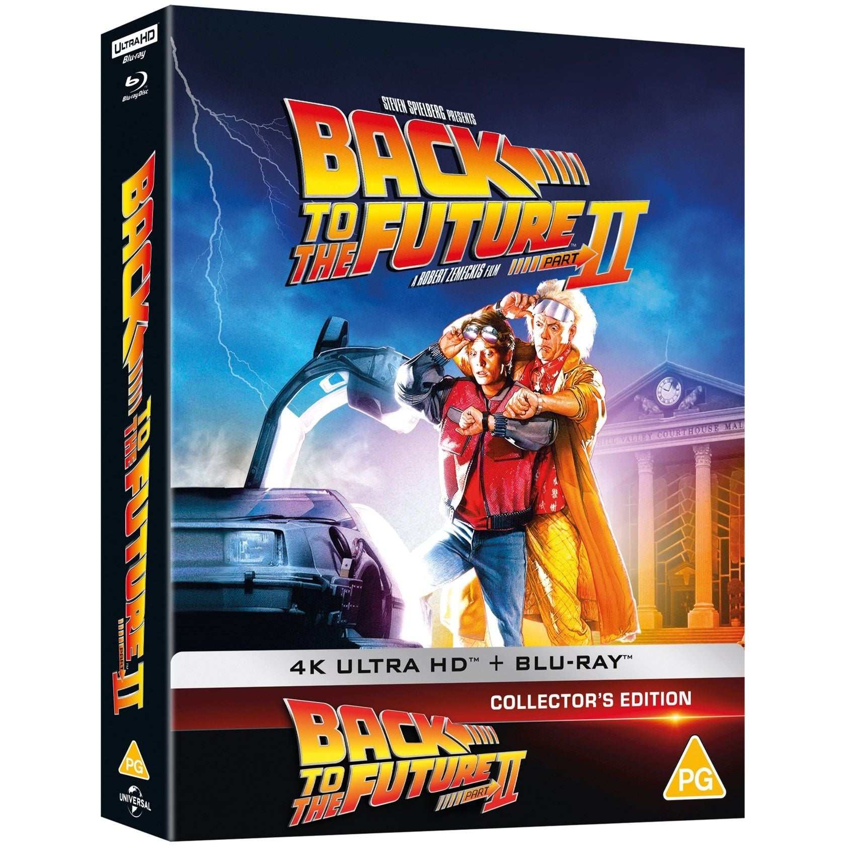 Back To The Future: Part II (UK) Limited Collectors Edition Steelbook 4K Ultra HD + Blu-Ray w/ Rigid Case + Extras [REGION FREE] - Image 2
