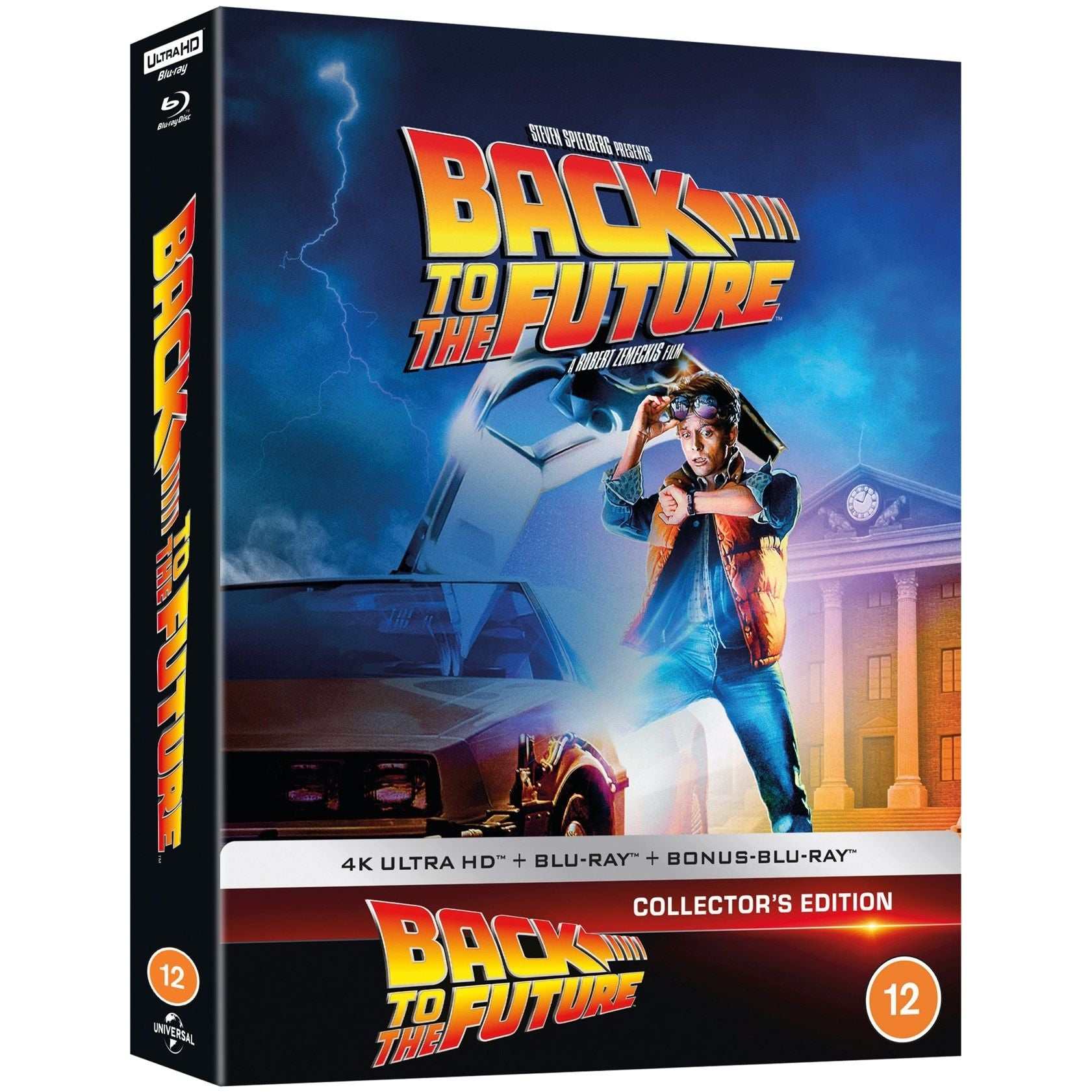 Back To The Future (UK) Limited Collectors Edition Steelbook 4K Ultra HD + Blu-Ray w/ Rigid Case + Extras [REGION FREE] - Image 2