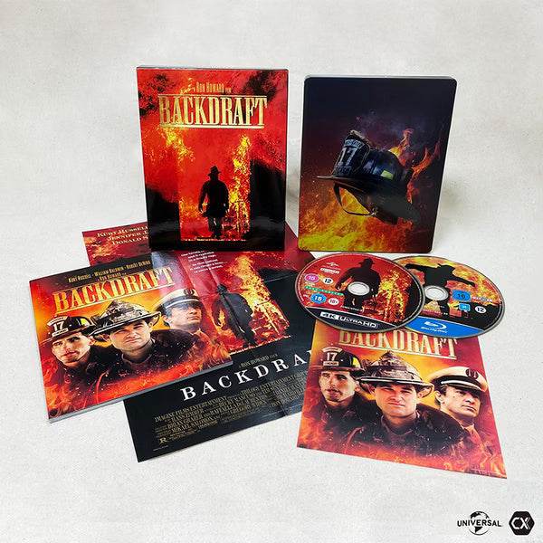 Backdraft 30th Anniversary 4K UHD + Blu-Ray Limited Edition Full Slip w/ Steelbook + Extras (CX Media TW) - Image 8