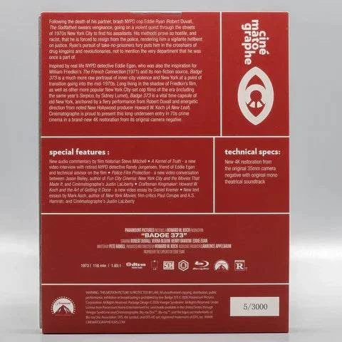 Badge 373 Blu-Ray w/ Limited Edition MediaBook Slipcase (Cinématographe) - Image 4