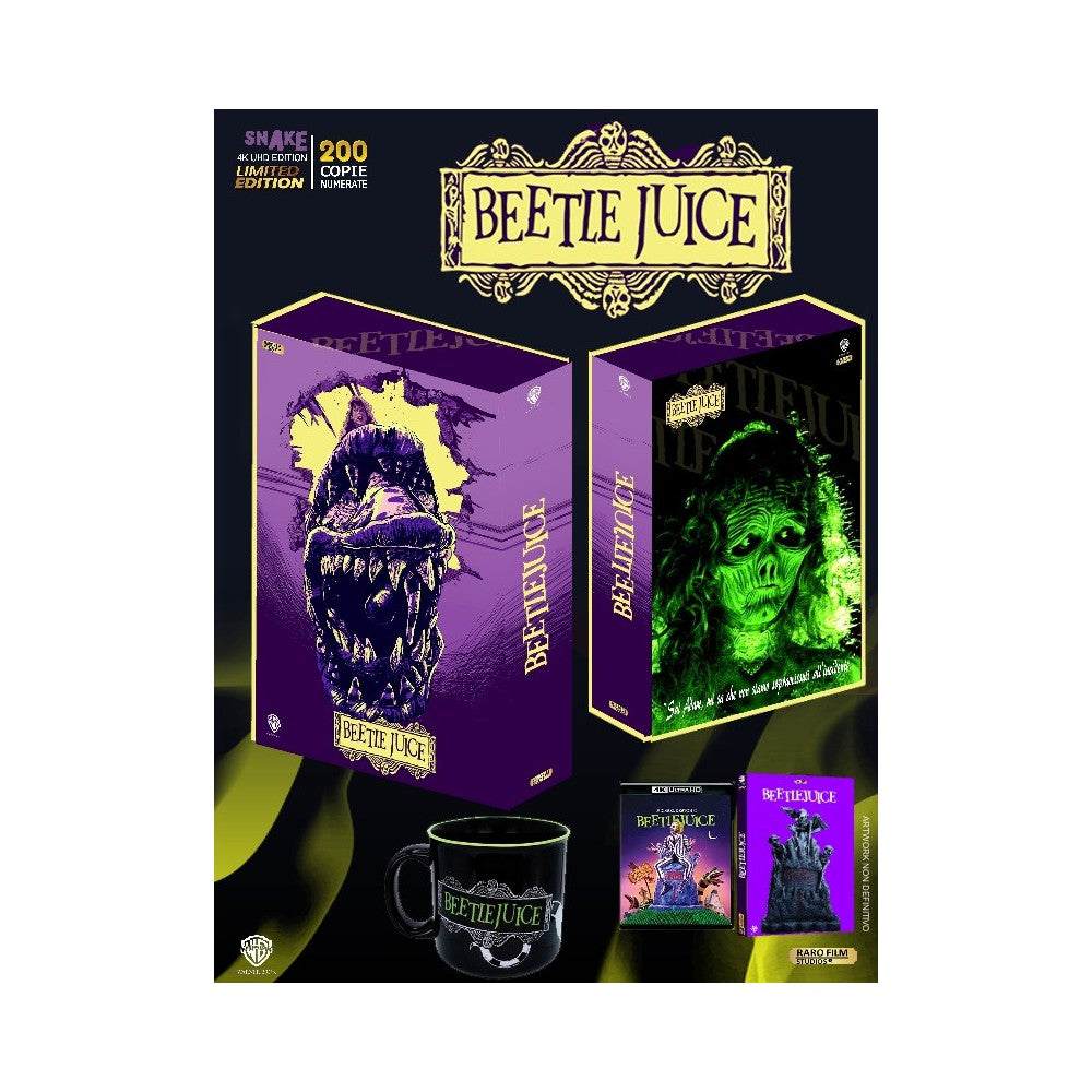 Beetlejuice 4K UHD + Blu-Ray [One-Click INFERNO Edition] + Extras (RaroFilm Studios) - Image 3