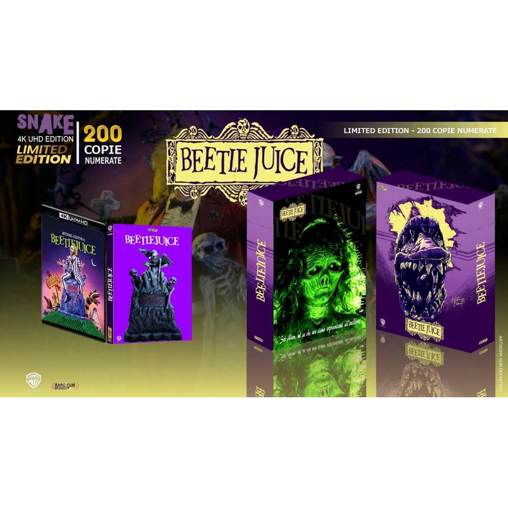 Beetlejuice 4K UHD + Blu-Ray [One-Click INFERNO Edition] + Extras (RaroFilm Studios) - Image 4