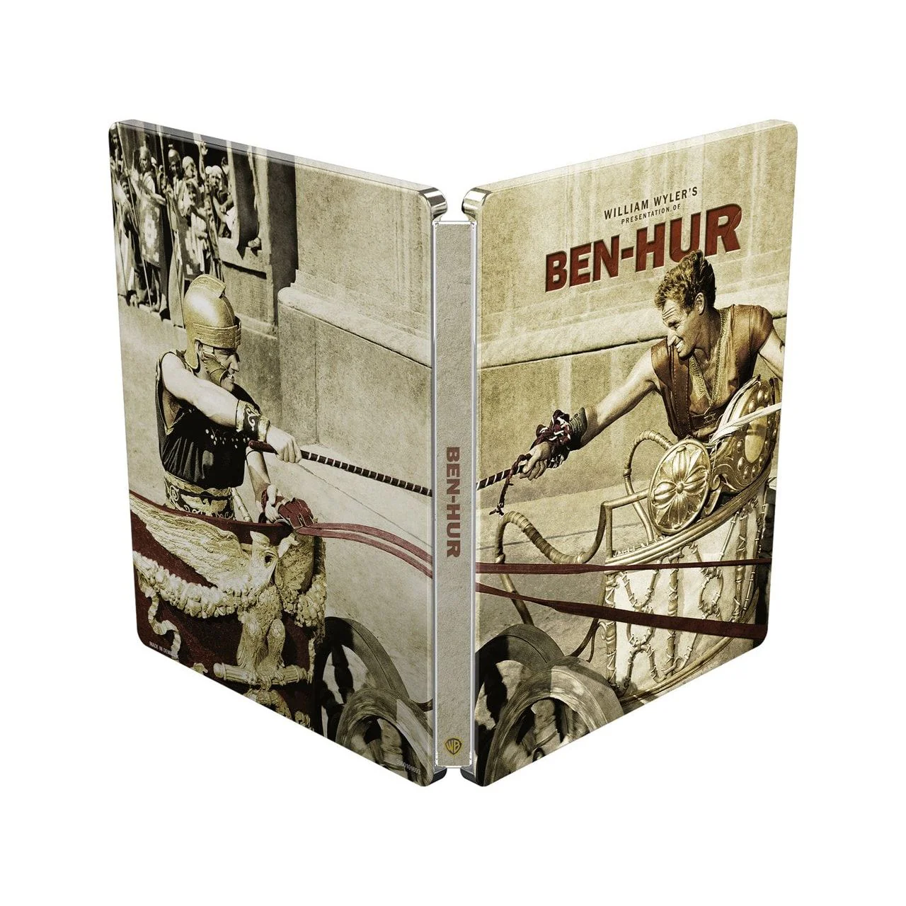 Ben Hur (1959) Limited Collectors Edition Steelbook 4K Ultra HD + Blu-ray w/ Rigid Slipcase + Extras (Warner Bros. UK) [REGION FREE] - Image 3