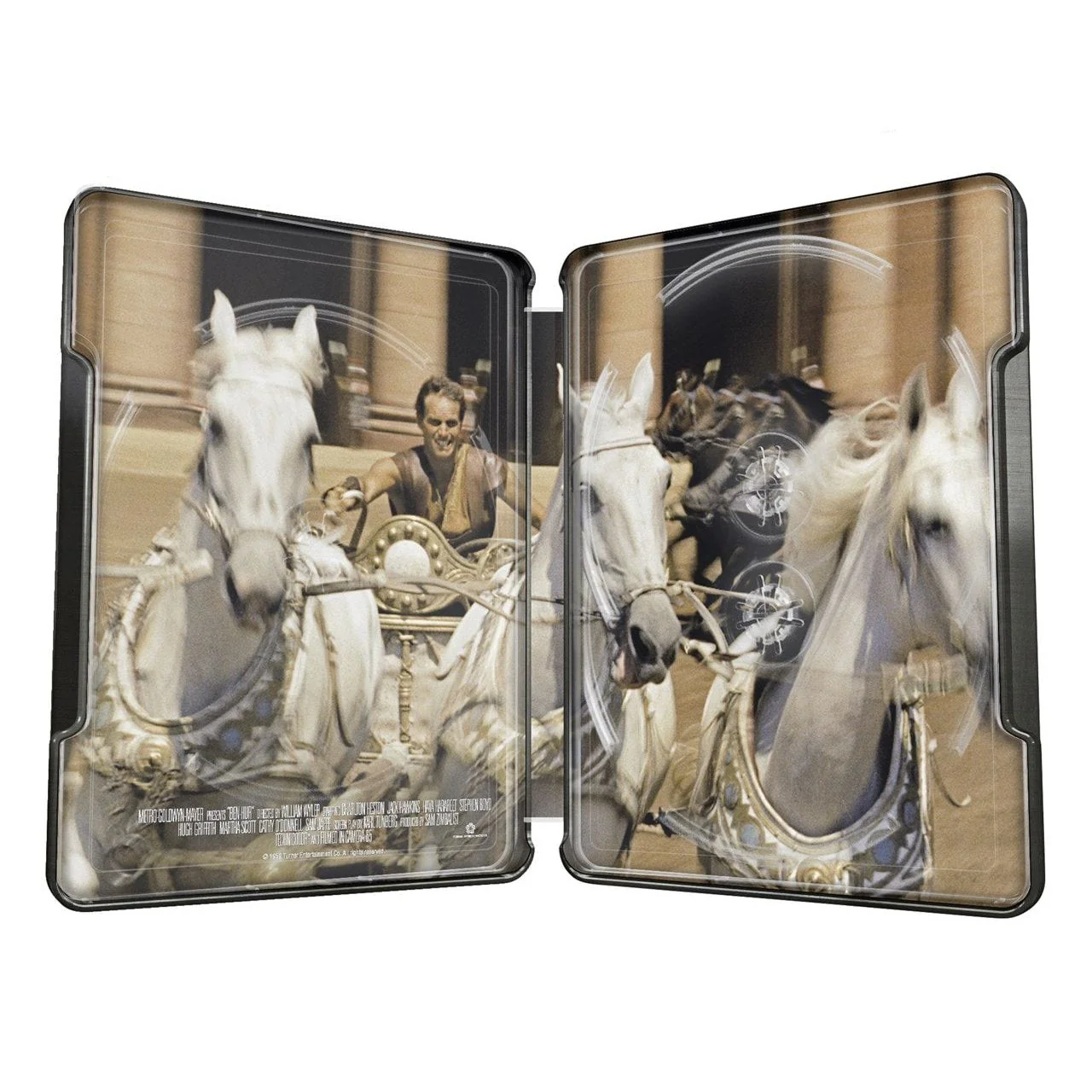 Ben Hur (1959) Limited Collectors Edition Steelbook 4K Ultra HD + Blu-ray w/ Rigid Slipcase + Extras (Warner Bros. UK) [REGION FREE] - Image 4
