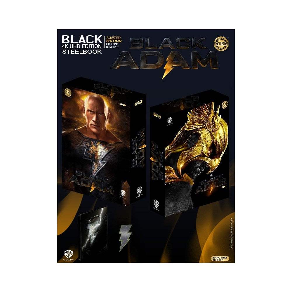 Black Adam BLACK Edition 4K UHD Steelbook Limited - Image 2