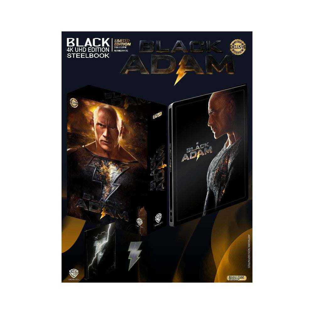 Black Adam BLACK Edition 4K UHD Steelbook Limited - Image 3