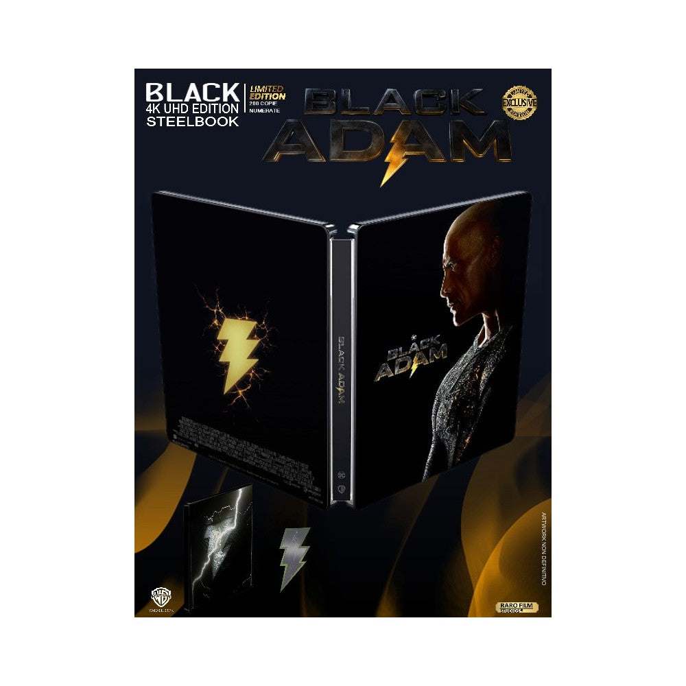 Black Adam BLACK Edition 4K UHD Steelbook Limited - Image 4