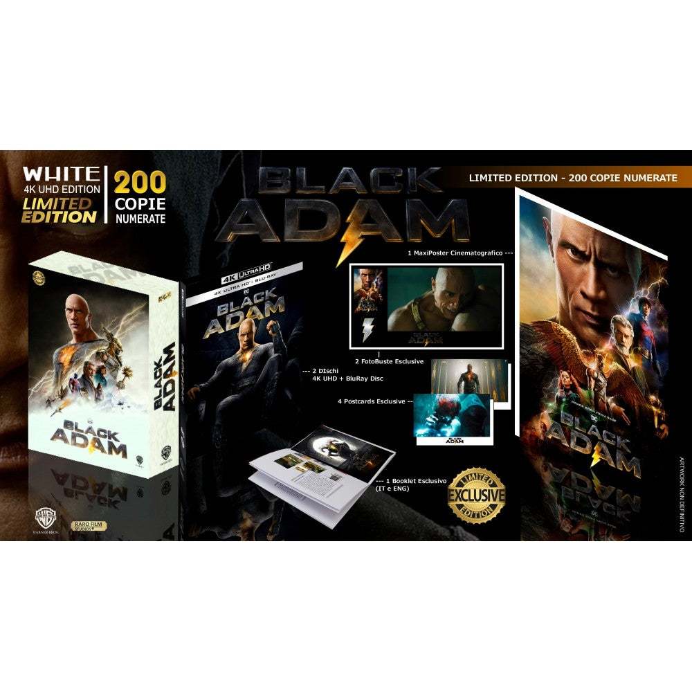 Black Adam (WHITE Edition) 4K UHD - Limited Edition (RaroFilm Studios)