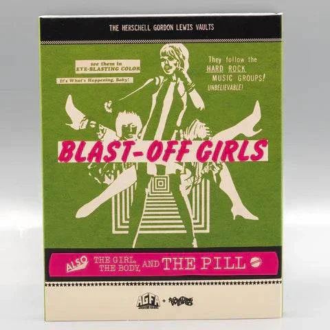 Blast-Off Girls + The Girl, The Body, and the Pill Blu-Ray w/ Limited Edition Slipcover (American Genre Film Archive (AGFA))