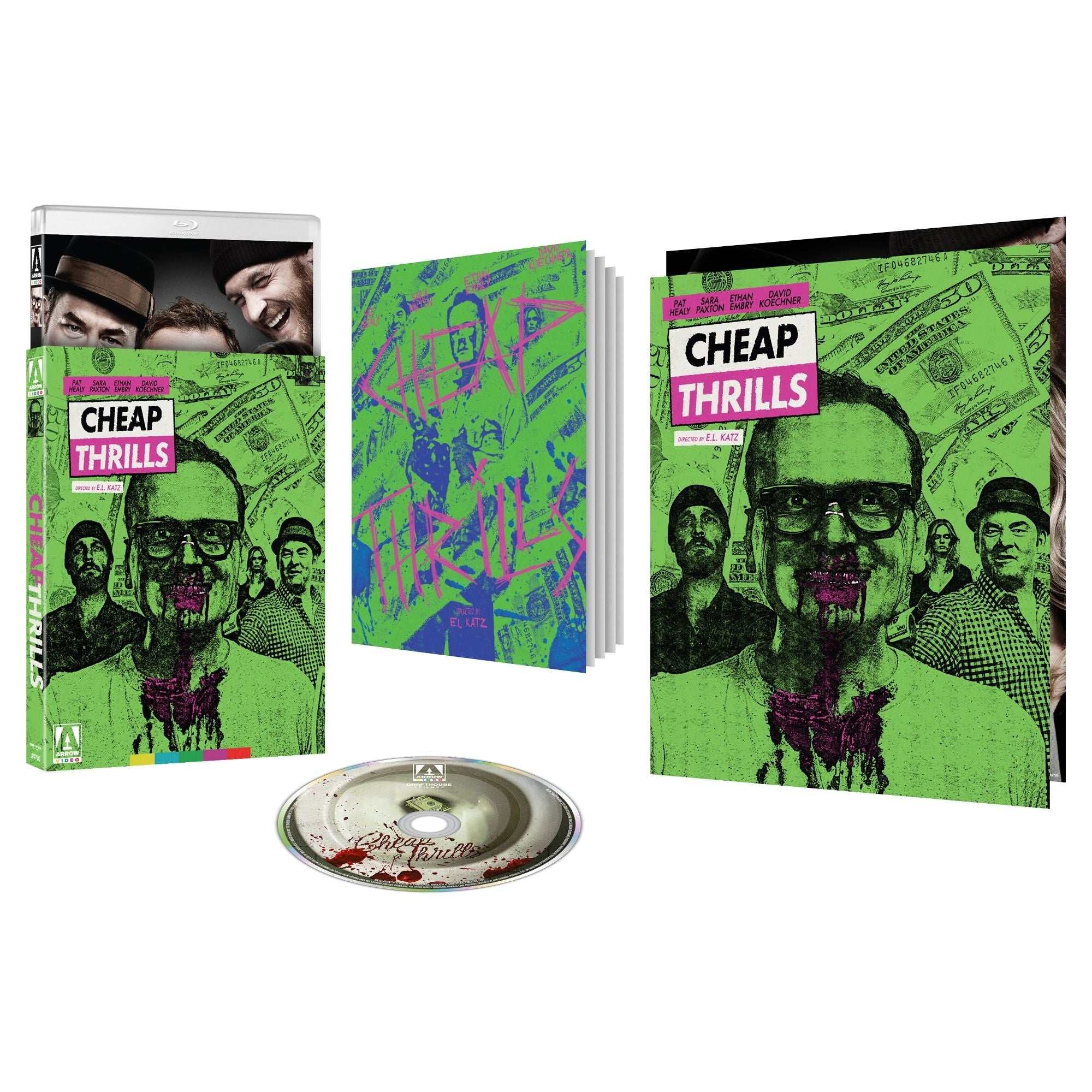 Cheap Thrills Blu-Ray w/ Slipcover + Extras (Arrow Video US)