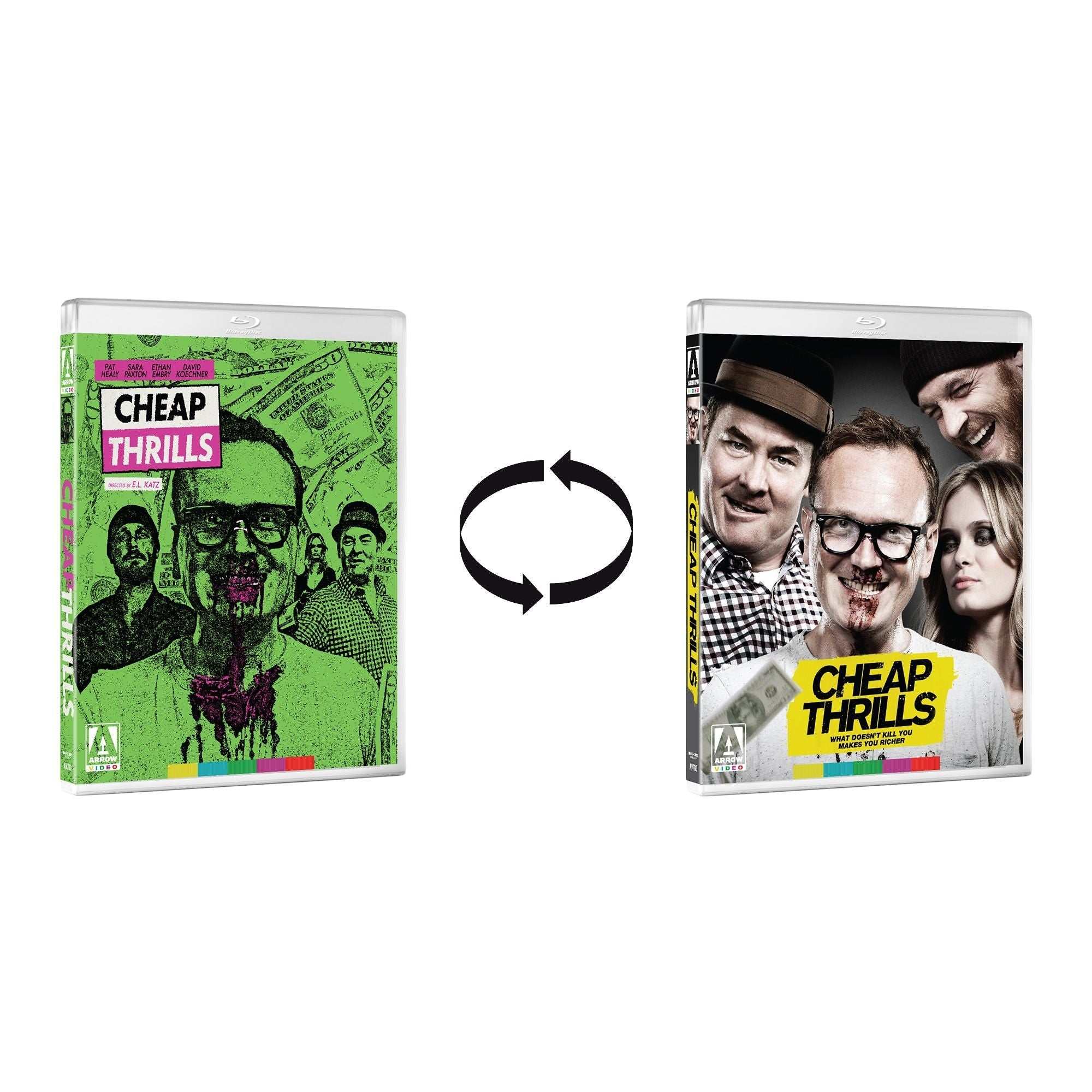 Cheap Thrills Blu-Ray w/ Slipcover + Extras (Arrow Video US) - Image 3