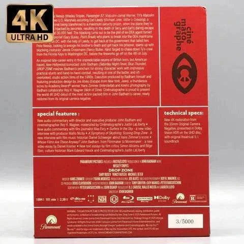 Cinématographe - Drop Zone 4K UHD + Blu-Ray w/ Slipcase - Image 2