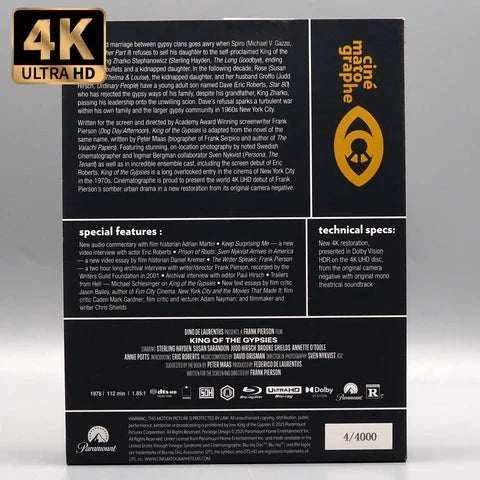Cinématographe - King of the Gypsies 4K UHD + Blu-Ray w/ Slipcase + Mediabook - Image 4