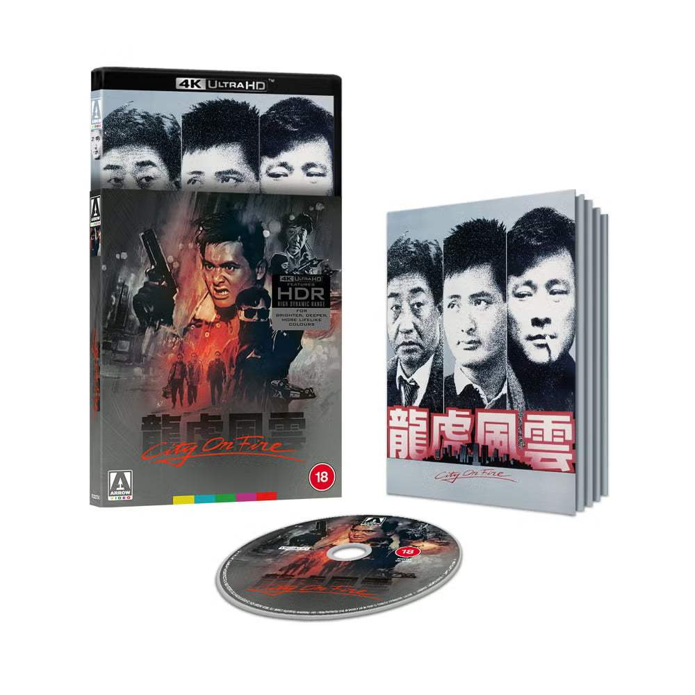 City On Fire Limited Edition 4K UHD w/ Slipcover + Booklet (Arrow Films UK)
