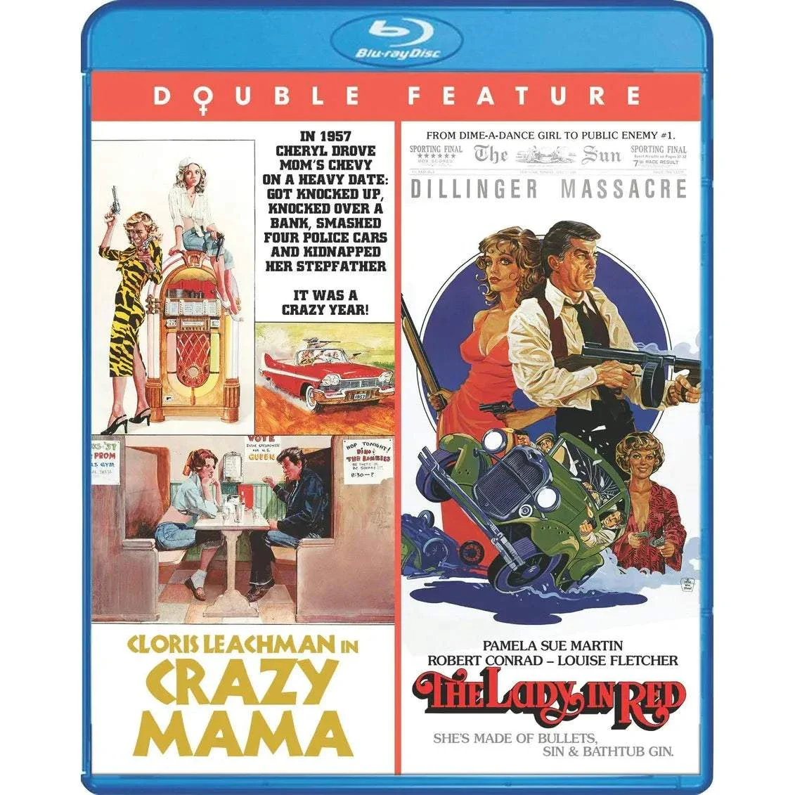 Crazy Mama / The Lady In Red Blu-Ray [Double Feature] (Shout! Factory) - Image 2