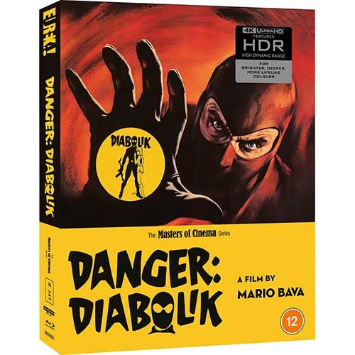 Danger - Diabolik Limited Edition 4K UHD + Blu-Ray w/ Hardcase + Booklet (Eureka! UK) [REGION FREE/REGION B]