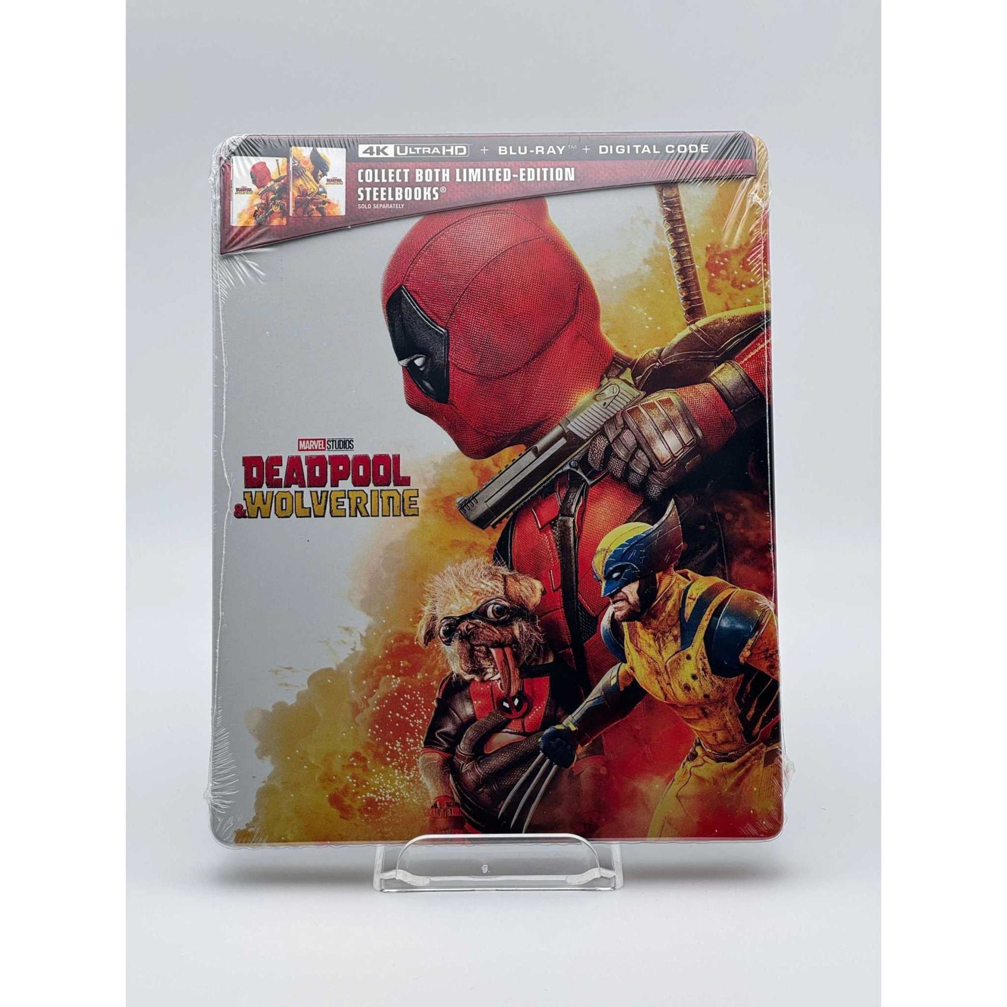 Deadpool And Wolverine (Deadpool Cover) 4K UHD + Blu-Ray + Digital Limited Edition Steelbook - Image 3