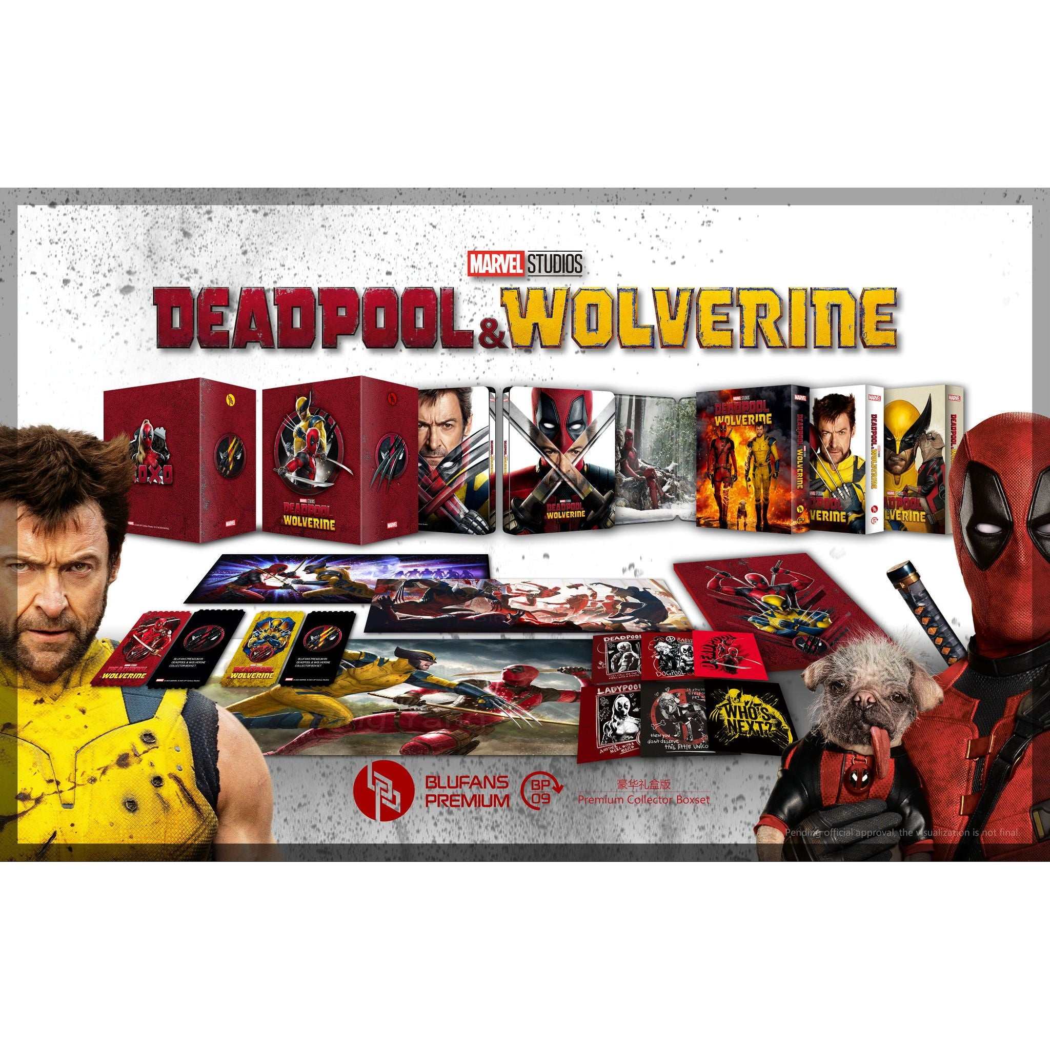 Deadpool and Wolverine (DISCLESS) Steelbook ONE-CLICK [Blufans Exclusive BP-09]