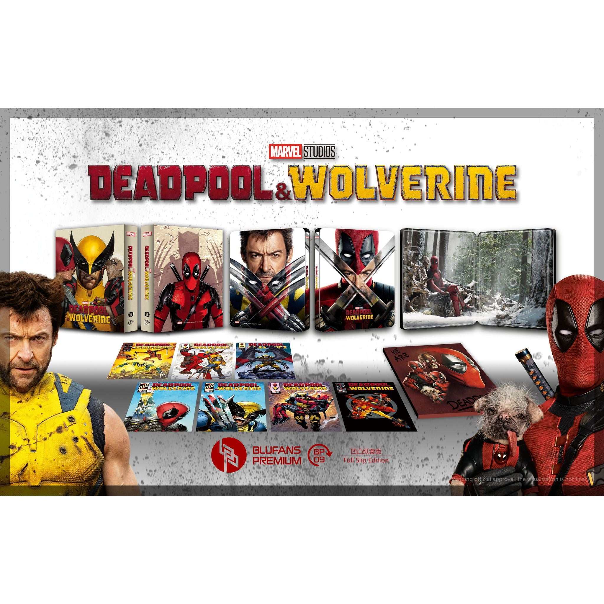 Deadpool and Wolverine (DISCLESS) Steelbook ONE-CLICK [Blufans Exclusive BP-09] - Image 4