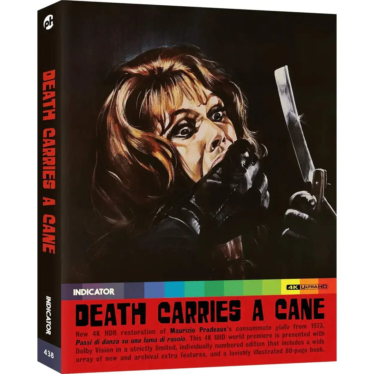 Death Carries A Cane Limited Edition 4K Ultra HD w/ Slipcase + Booklet (Indicator UK)