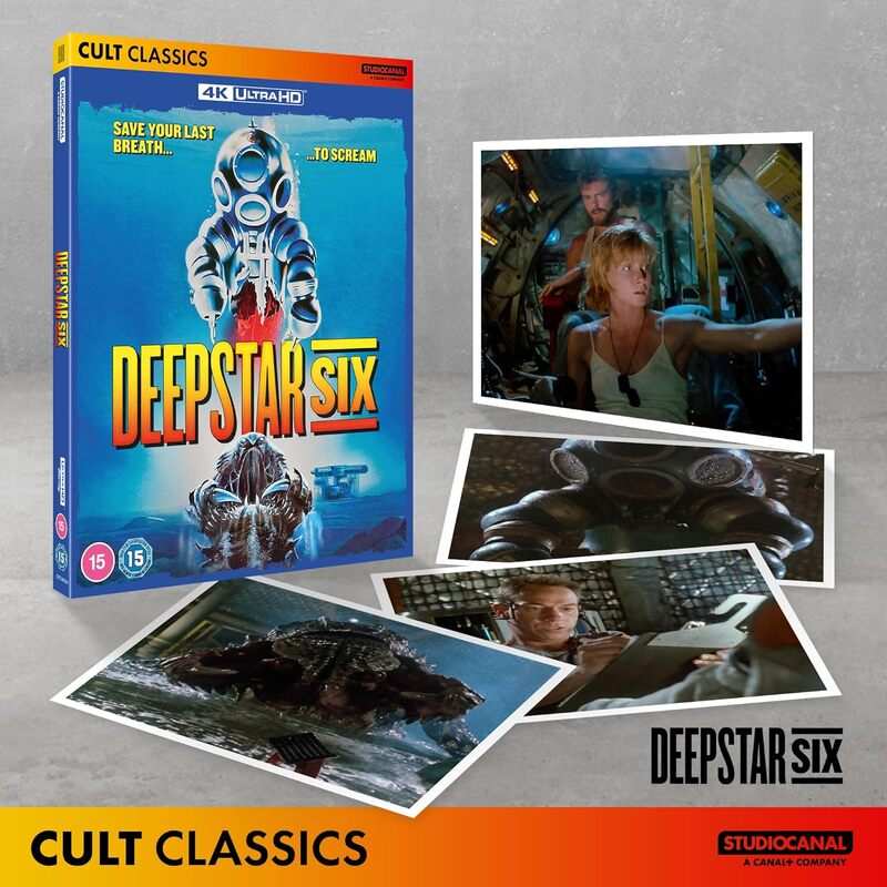 Deepstar Six 4K UHD w/ Slipcover + Art Cards (Studiocanal UK)