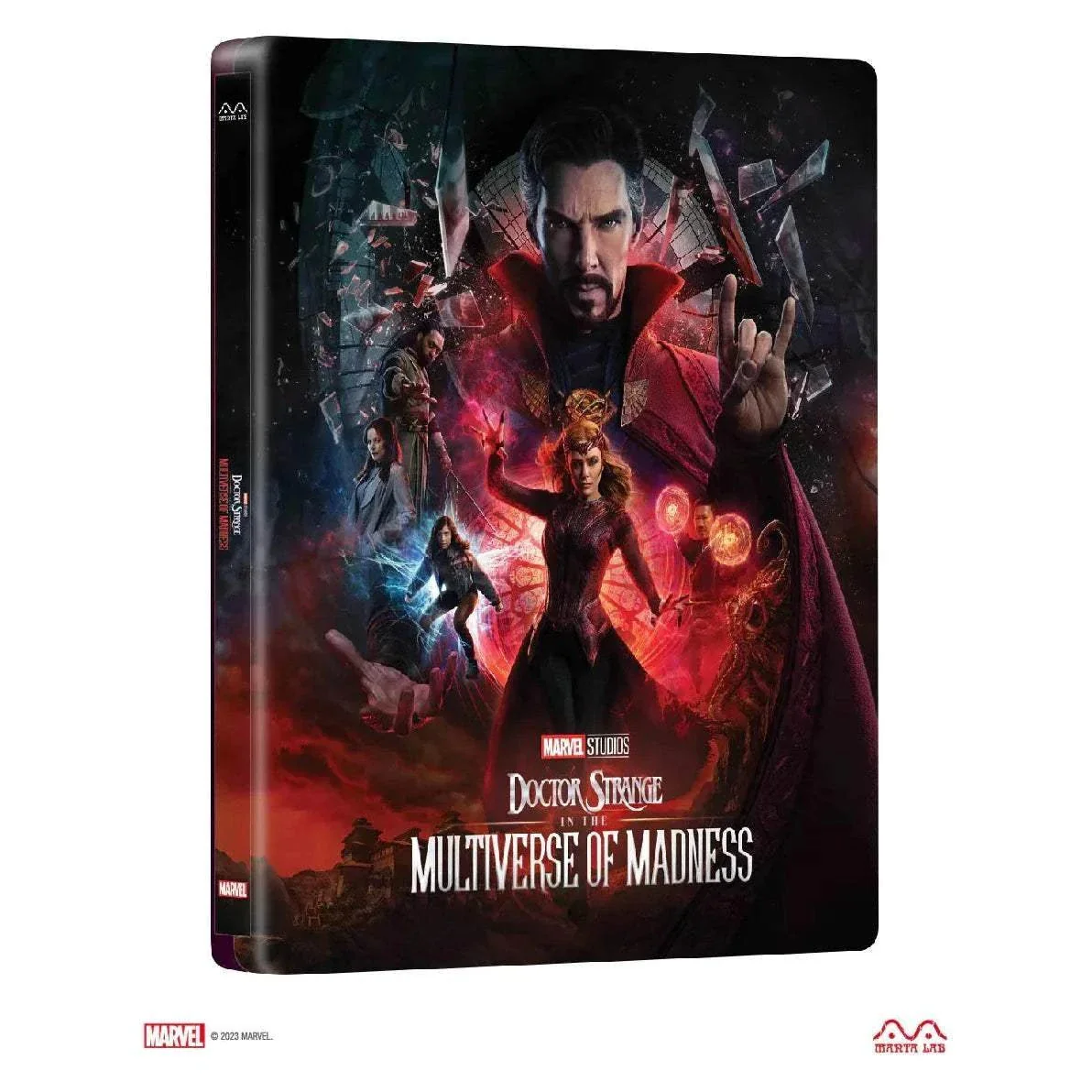 Doctor Strange in the Multiverse of Madess (DISCLESS) Steelbook - Double Lenticular Full Slip (MCP #001) - Image 4