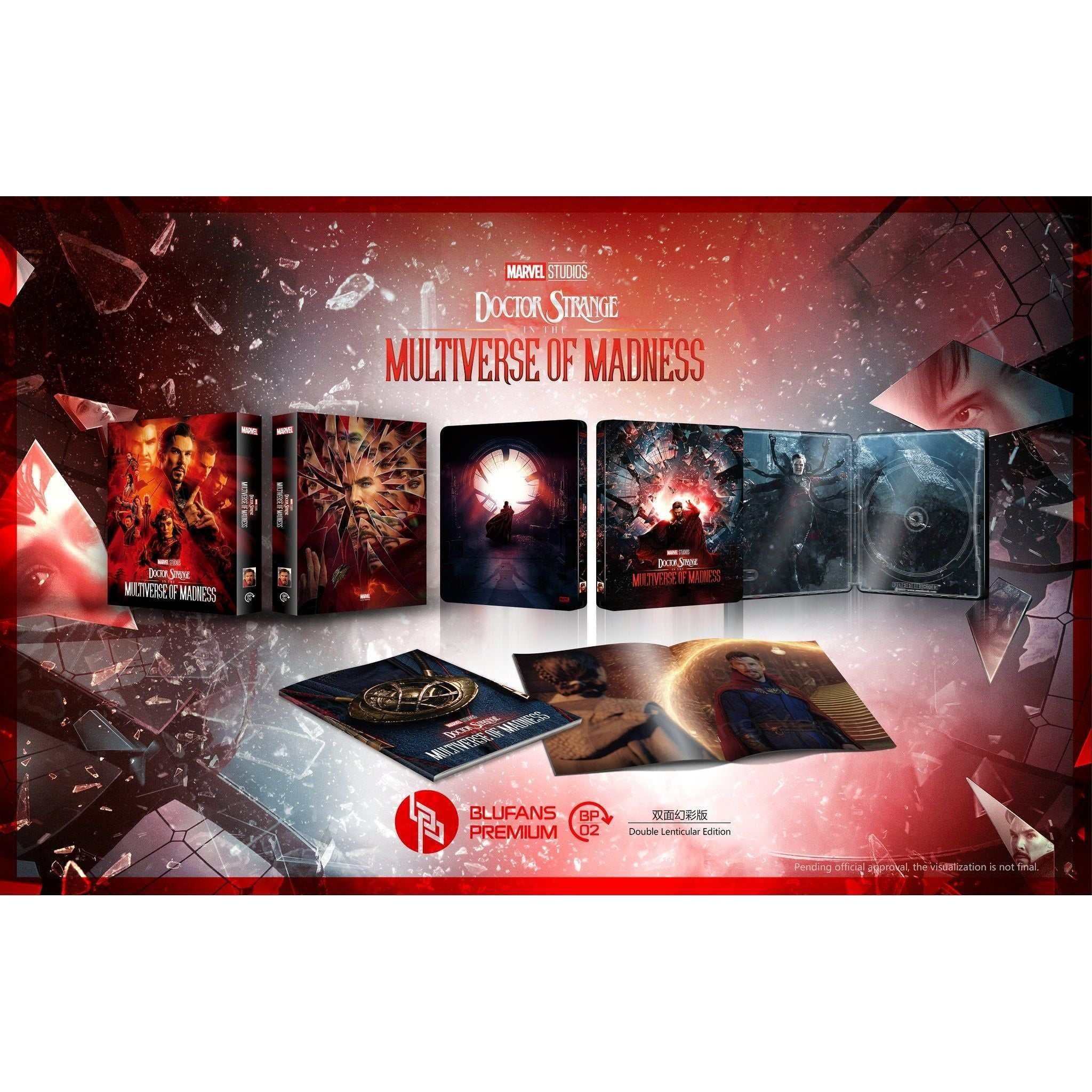 Doctor Strange Multiverse of Madness (DISCLESS) SteelBook One-Click Box Set Edition (BluFans Premium) - Image 4
