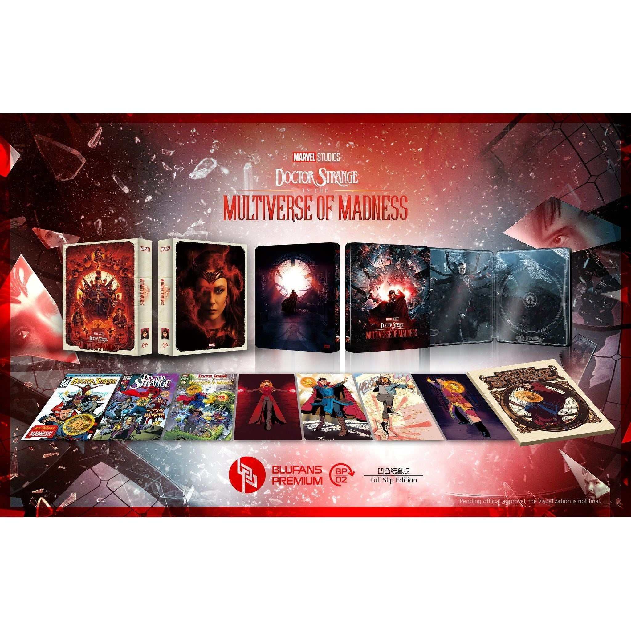 Doctor Strange Multiverse of Madness (DISCLESS) SteelBook One-Click Box Set Edition (BluFans Premium) - Image 5