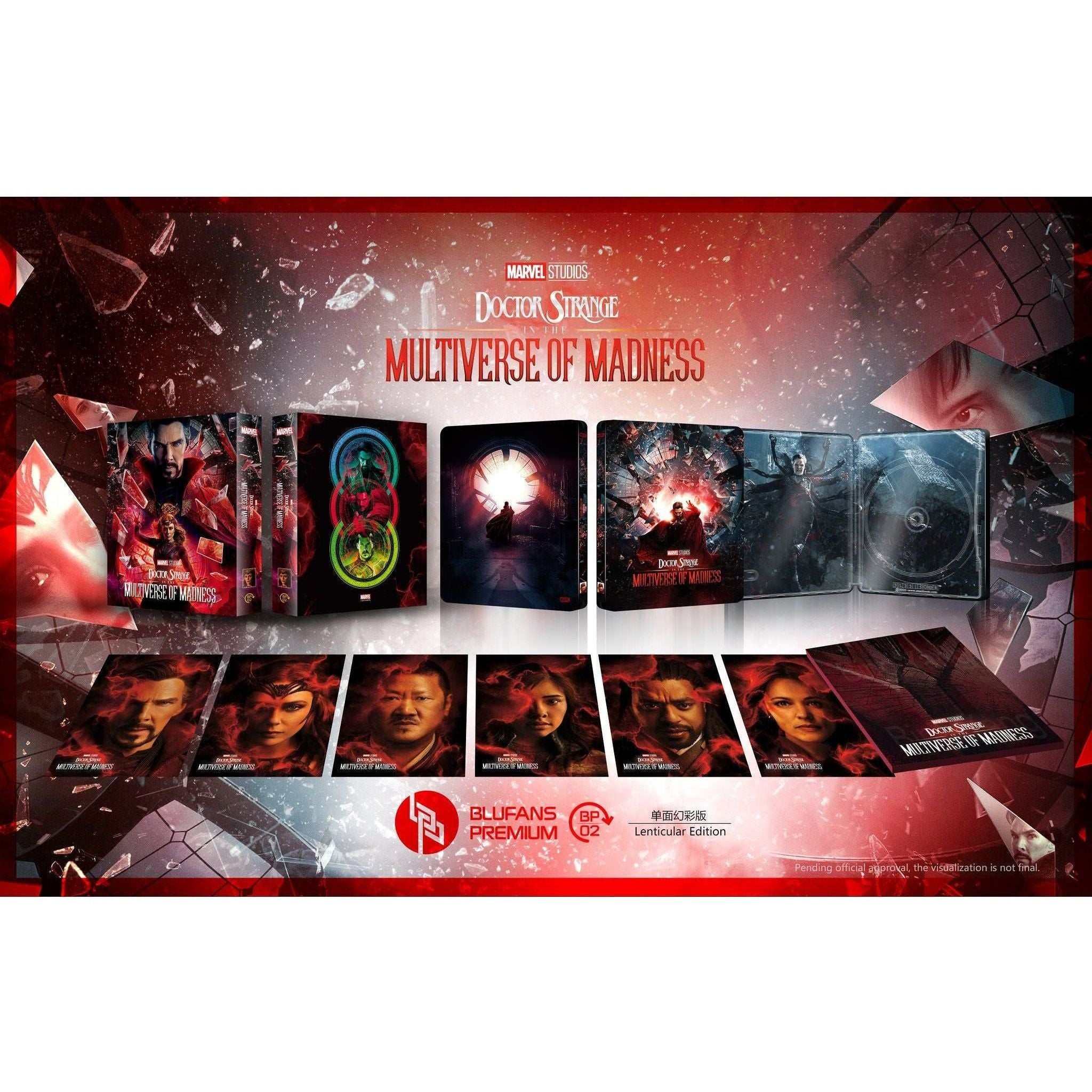 Doctor Strange Multiverse of Madness (DISCLESS) SteelBook One-Click Box Set Edition (BluFans Premium) - Image 6