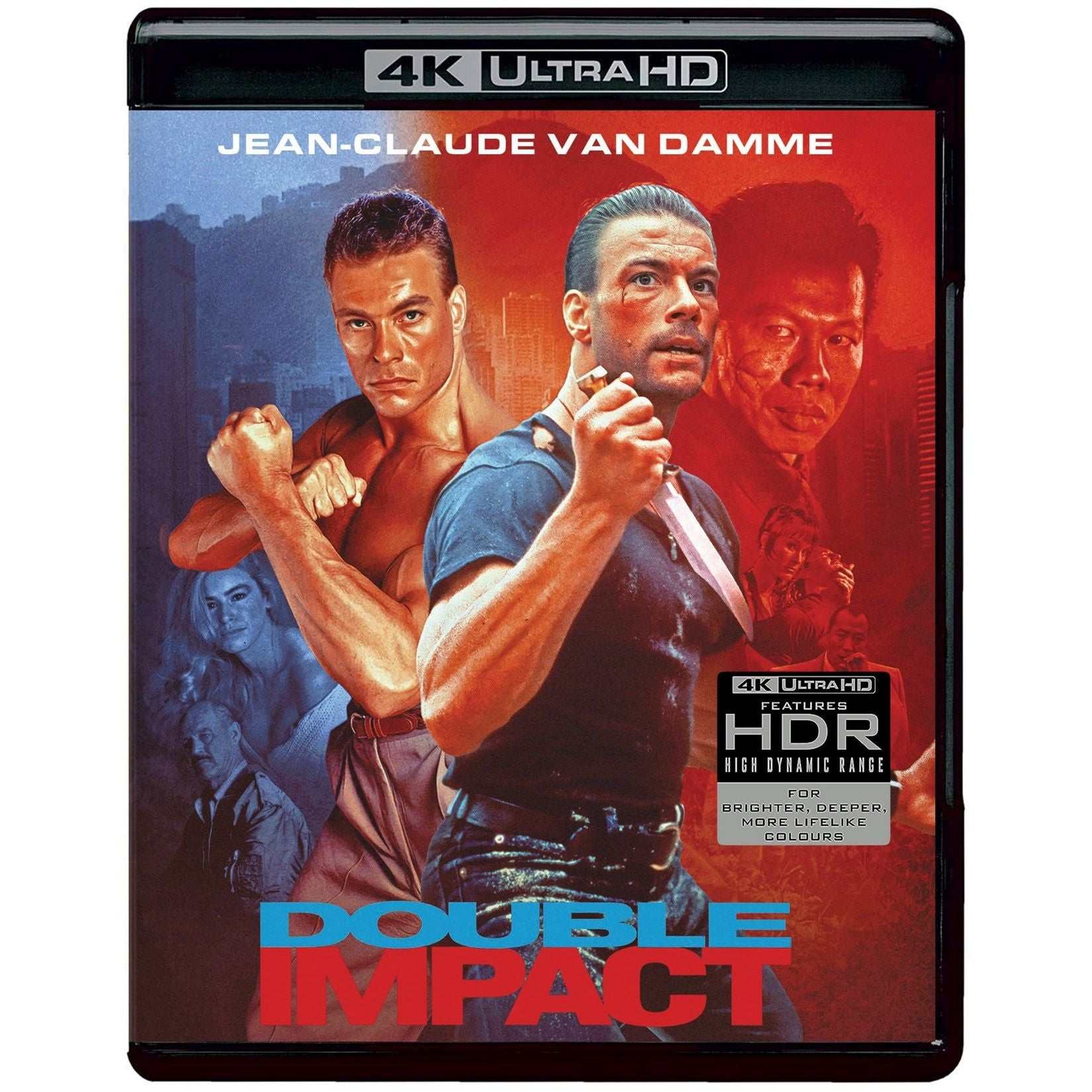 Double Impact 4K Ultra HD + Blu-Ray w/ Rigid Slipcase + Booklet (88 Films UK) [REGION FREE/REGION B] - Image 3