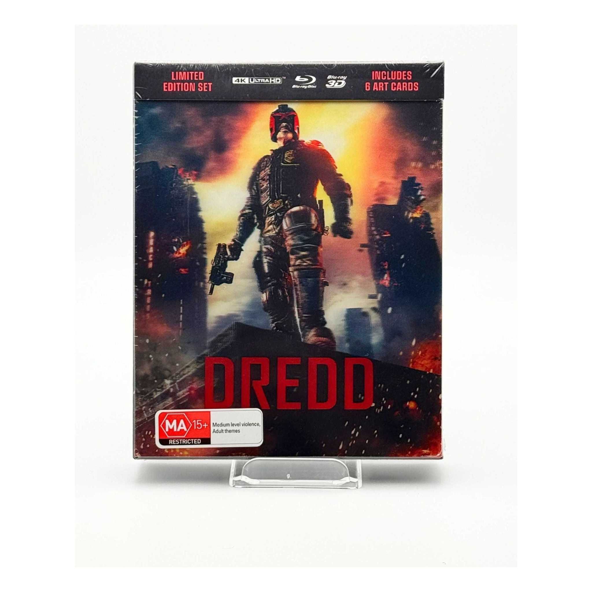 Dredd 4K+ Blu-ray + Blu-ray 3D Limited Edition w/ Lenticular Cover and Art Cards - Image 3