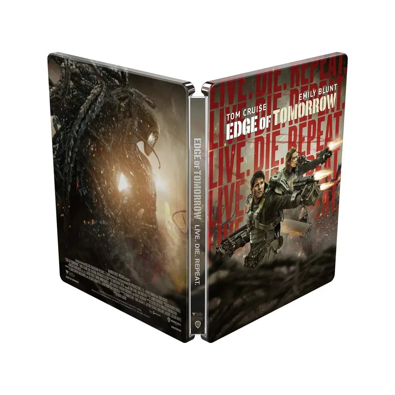 Edge Of Tomorrow - Live Die Repeat (Warner Bros. UK) Limited Edition Steelbook 4K UHD + Blu-Ray [REGION FREE] - Image 2