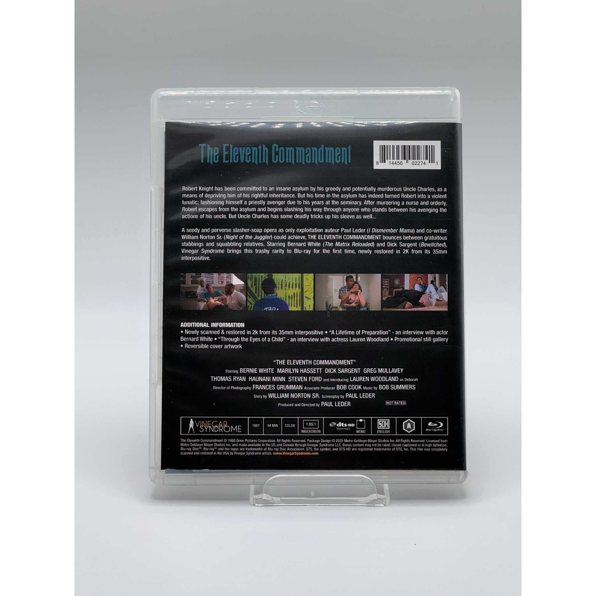 The Eleventh Commandment Blu-Ray (USED) Vinegar Syndrome w/ Slipcover - Image 4