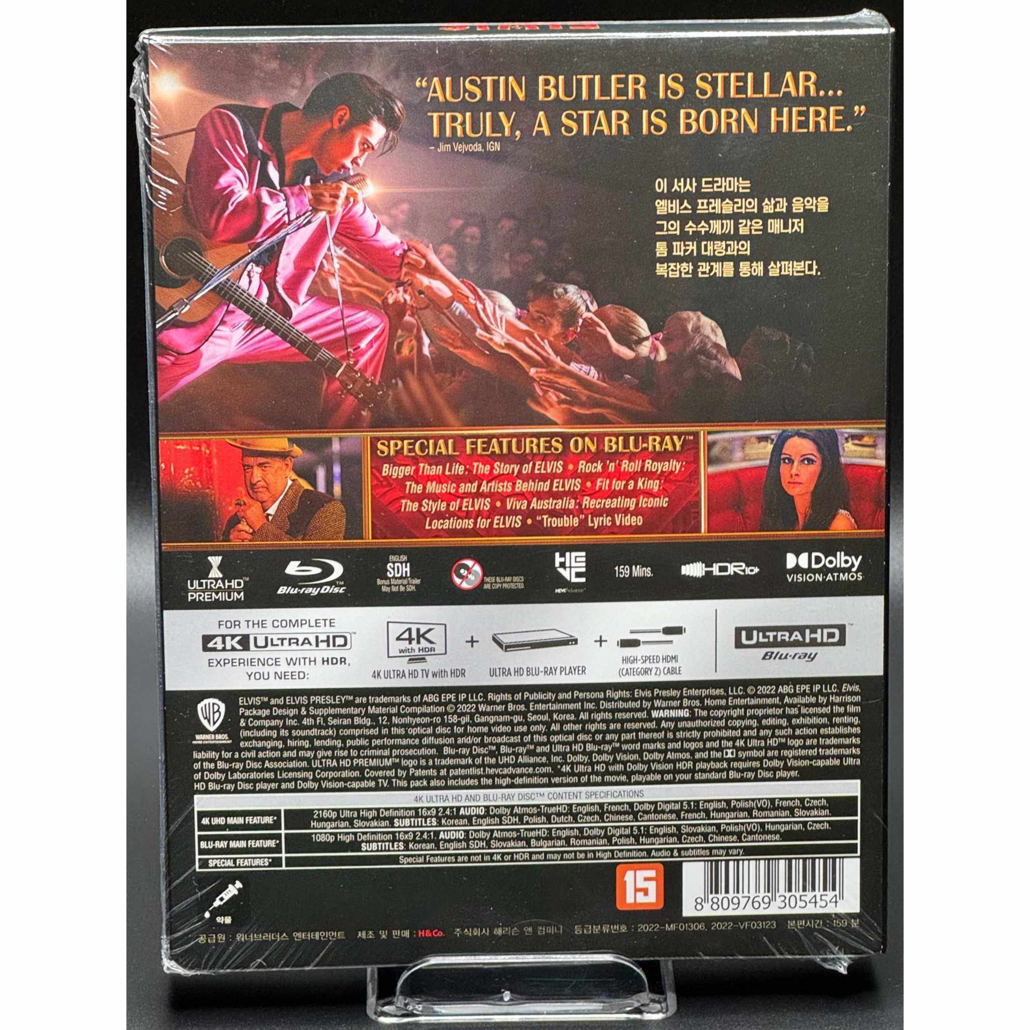 Elvis 4K UHD + Blu-Ray Steelbook w/ Limited Edition Full Slip (H&CO.) - Image 4