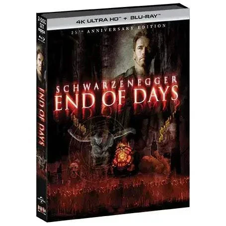 End Of Days (25th Anniversary Edition) 4K UHD + Blu-Ray w/ Slipcover