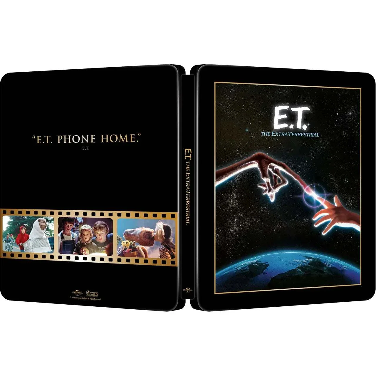 E.T. - The Extra-Terrestrial (Universal UK) Theatrical Poster Limited Edition Steelbook 4K UHD + Blu-Ray [REGION FREE] - Image 2