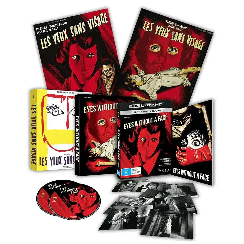 Eyes Without A Face aka Les Yeux Sans Visage (1960) 4K + Blu-ray Collector's Edition w/ Rigid Slipcase + Extras (Umbrella Entertainment) (REGION FREE)