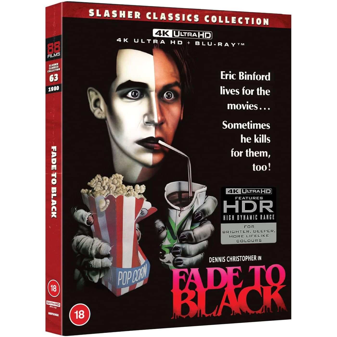Fade To Black 4K UHD + Blu-Ray w/ Slipcover (88 Films UK) [REGION FREE/REGION B]
