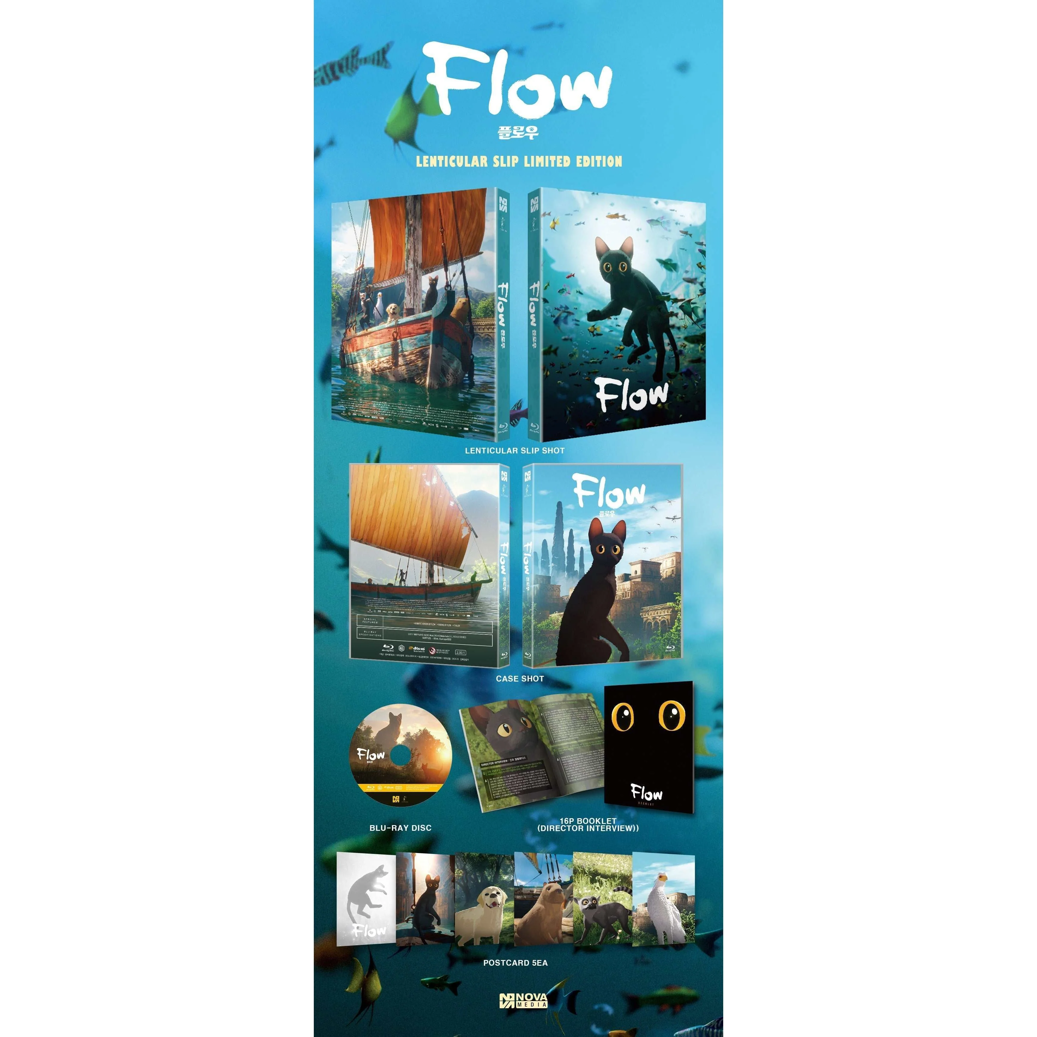 Flow Blu-Ray Numbered Limited Edition LENTICULAR Full Slip + Extras (Nova Media) - Image 2