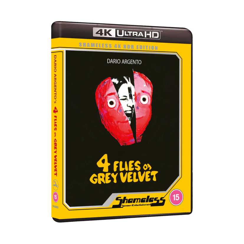 Four Flies On Grey Velvet Limited Collectors Edition 4K UHD (Shameless UK) w/ Slipcover + Extras - Image 3